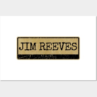 Aliska text black retro - Jim Reeves Posters and Art